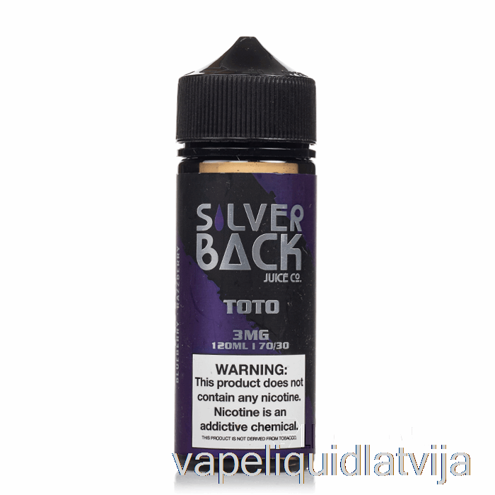 Toto - Silverback Sula Co. - 120 Ml 6 Mg Vape šķidruma